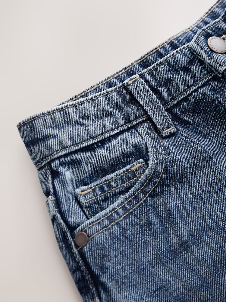 Dark Blue Denim Super-wide Fit Authentic Jeans (3-16yrs) - Image 8 of 8 Dark Blue Denim Super-wide Fit Authentic Jeans (3-16yrs) - Image 8 of 8