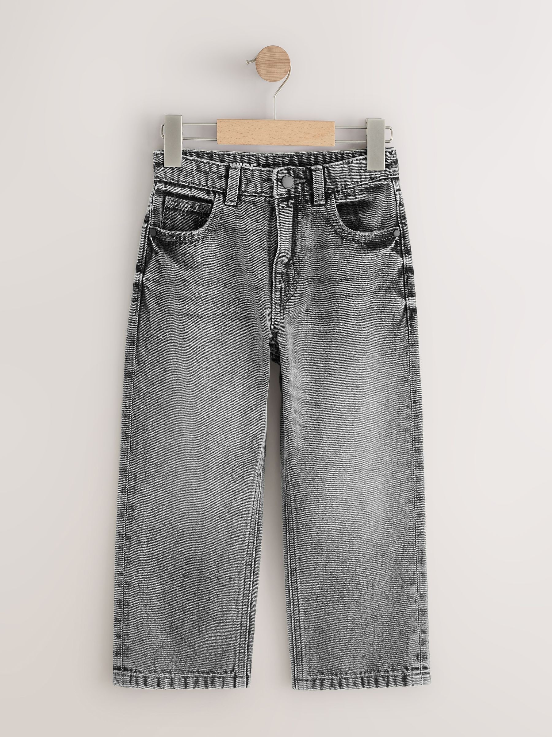 Buy Dark Grey Wide Fit Authentic Jeans (3-16yrs) from Next USA