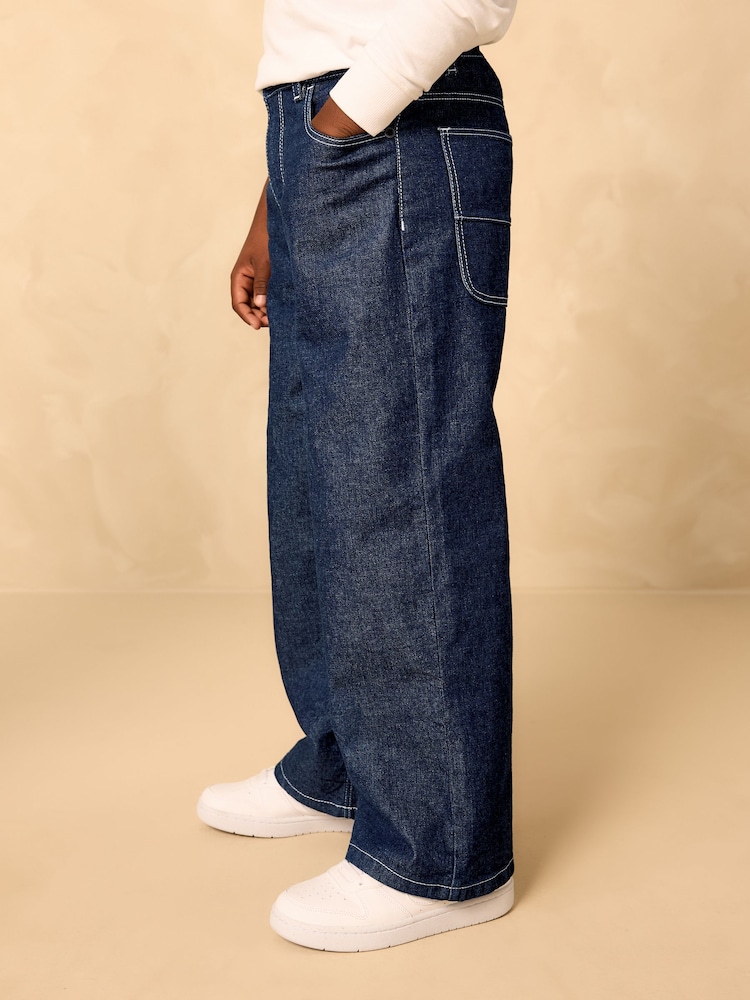Denim Rinse Super-wide Fit Authentic Jeans (3-16yrs) - Image 2 of 11