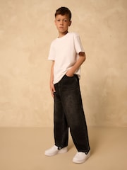 Washed Black Super-wide Fit Authentic Jeans (3-16yrs) - Image 2 of 4