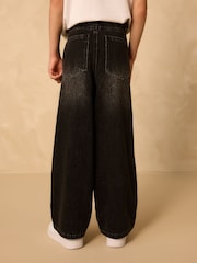 Washed Black Super-wide Fit Authentic Jeans (3-16yrs) - Image 3 of 4