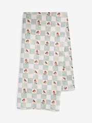 Sage Green Christmas Robin Wipe Clean Table Cloth - Image 4 of 4