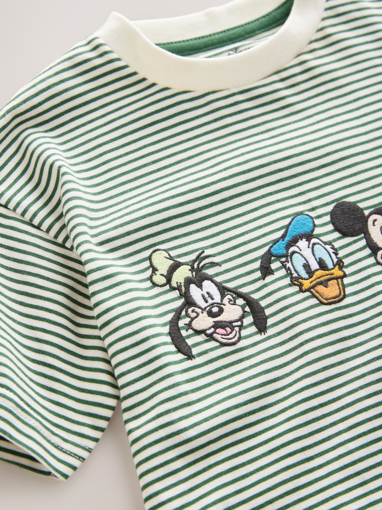 Rayas verdes - Mickey Mouse Short Sleeve T-Shirt (3mths-8yrs) - Imagen 9 de 9 Rayas verdes - Mickey Mouse Short Sleeve T-Shirt (3mths-8yrs) - Imagen 9 de 9
