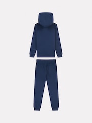 Azul marino - New Balance Boys Brush Back Stacked Logo Hoodie Set - Imagen 2 de 5