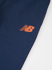 Azul marino - New Balance Boys Brush Back Stacked Logo Hoodie Set - Imagen 5 de 5
