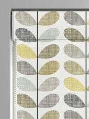 Orla Kiely Seagrass and Duckegg Blue Scribble Stem Made to Measure 100% Cotton Roman Blind - Image 3 of 6