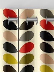 Orla Kiely Tomato Red Multi Stem Made to Measure 100% Cotton Curtains - Image 7 of 9