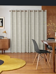 Orla Kiely Grey Scribble Stem Made to Measure Curtains - Image 2 of 9