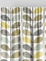 Orla Kiely Seagrass and Duckegg Blue Scribble Stem Made to Measure 100% Cotton Curtains - Image 6 of 9