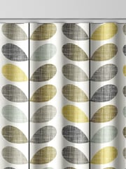 Orla Kiely Seagrass and Duckegg Blue Scribble Stem Made to Measure 100% Cotton Curtains - Image 8 of 9