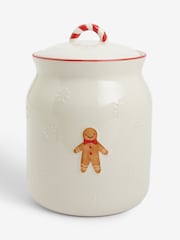 White Gingerbread Treat Jar - Image 4 of 5