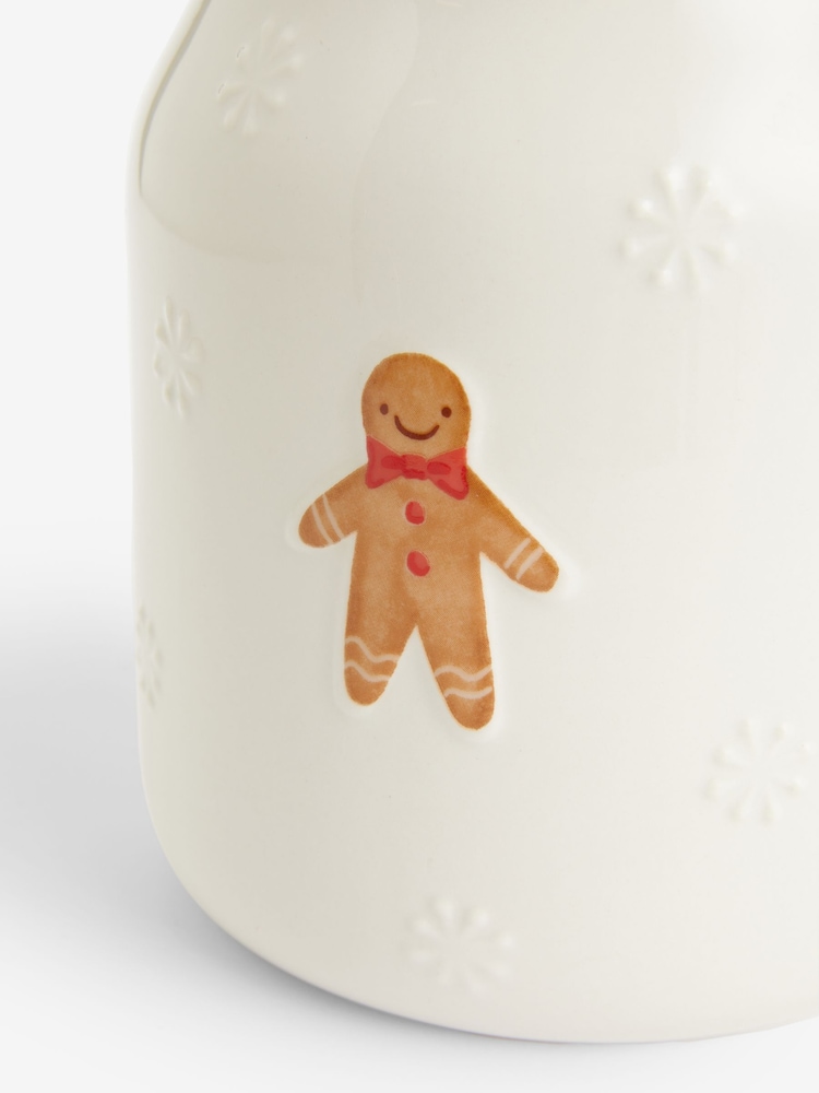 White Gingerbread Treat Jar - Image 5 of 5 White Gingerbread Treat Jar - Image 5 of 5