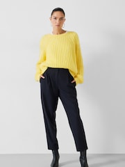 Hush Blue Ruby Check Wool Blend Trousers - Image 2 of 5