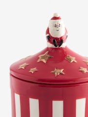 Red Santa Treat Jar - Image 2 of 2