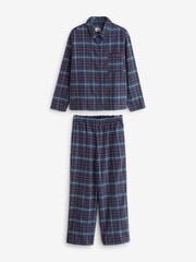 Hush Luella Pyjama aus 100 % gebürsteter Baumwolle mit Karomuster - Bild 1 von 3