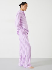 Hush Purple Luella Brushed Twill Pyjamas - Image 3 of 5