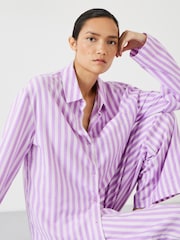 Hush Purple Luella Brushed Twill Pyjamas - Image 4 of 5