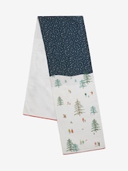 Navy Mini Christmas Scene Table Runner - Image 4 of 4
