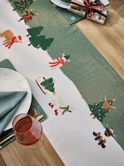 Green Christmas Hamish Table Runner - Image 3 of 4