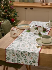 Natural Christmas Mistletoe Table Runner - Image 1 of 4
