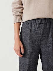 Hush Grey Eliz Slim Wool Blend Check Trousers - Image 4 of 5