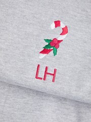 Personalised Womens Embroidered Candy Cane Jumper by Stitch Style - Image 4 of 4