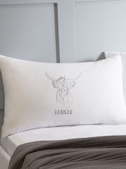 Personalised Highland 100% Cotton Cow Pillowcases by Koko Blossom - Image 3 of 4