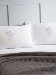 Personalised Highland 100% Cotton Cow Pillowcases by Koko Blossom - Image 4 of 4