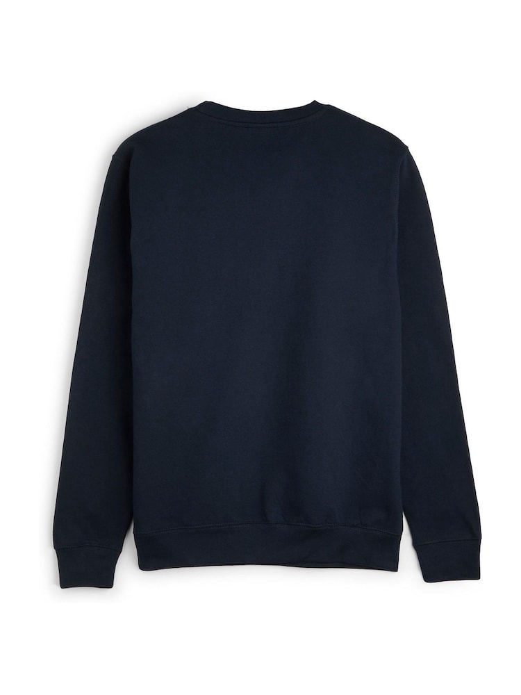 Personalised Womens Embroidered Christmas Wreath Sweat Top by Stitch Style - Image 2 of 4