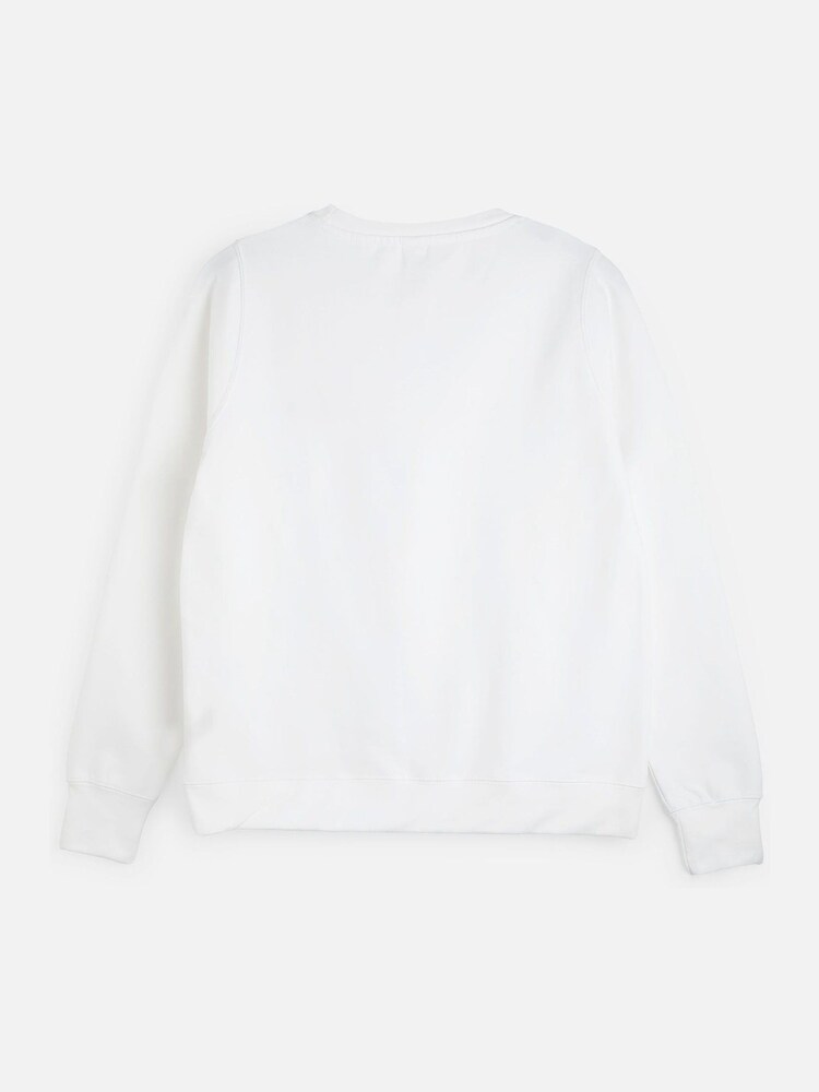 Personalised Womens Embroidered Christmas Wreath Sweat Top by Stitch Style - Image 2 of 4