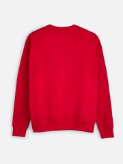 Personalised Mens Embroidered Candy Cane Christmas Sweat Top by Stitch Style - Image 2 of 4