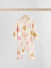 Vijolična - Baby Popper Footless Sleepsuits 3 Pack (0mths-3yrs) - Slika 3 iz 14