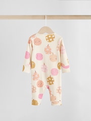 Vijolična - Baby Popper Footless Sleepsuits 3 Pack (0mths-3yrs) - Slika 6 iz 14