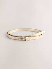 Silber/Gold - PU Skinny Belts 2 Pack - Bild 2 von 5