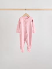 Pink Baby Popper Sleepsuits 7 Pack (0mths-3yrs) - Image 10 of 17
