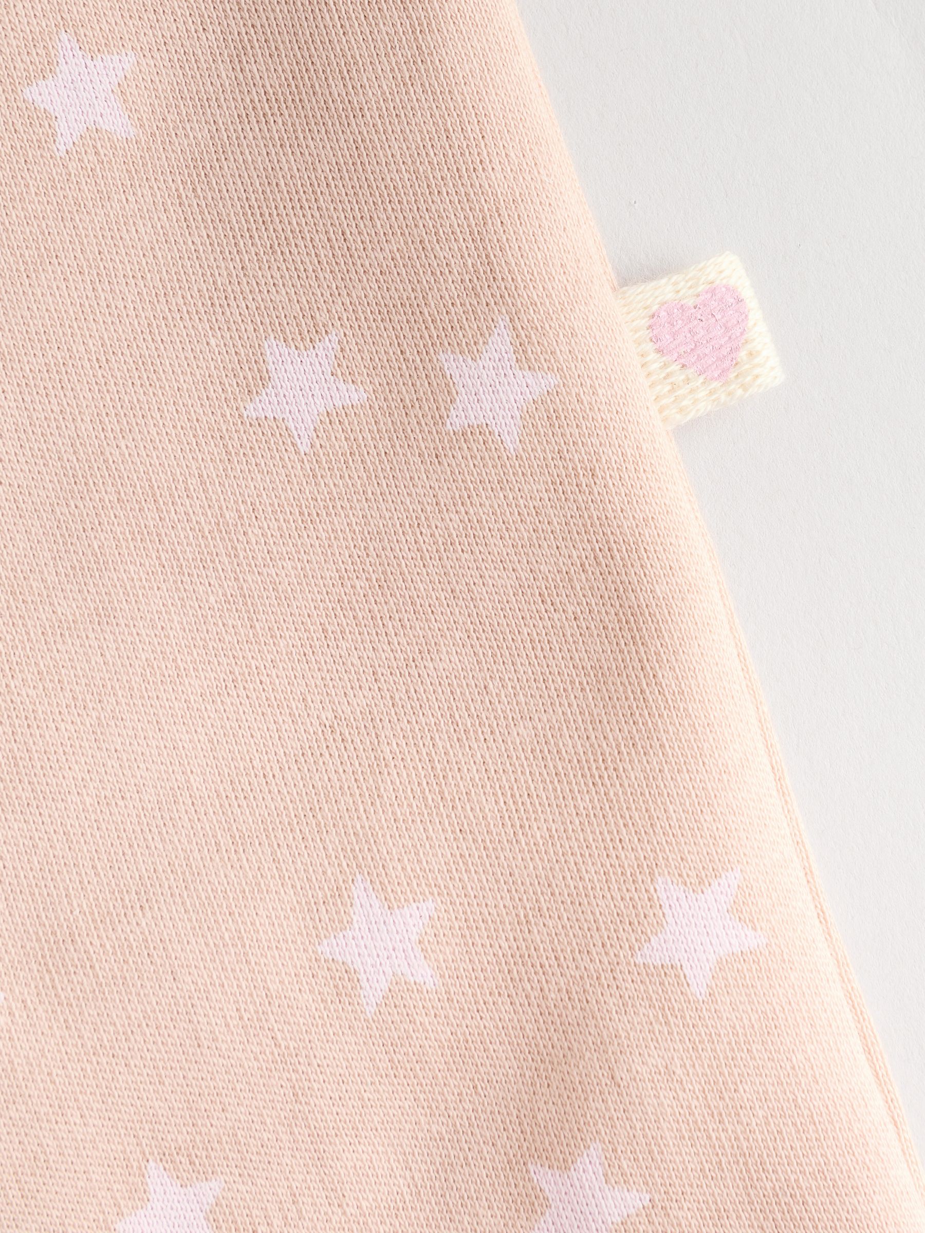 NEXT Confezione Da 3 Tutine Per Neonati In Puro Cotone, Colletto Rosa, Taglia 1 Mese, Body Manica Corta, Capo Must-Have Per Il Corredo