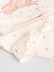 Pink Baby Two Way Zip Sleepsuits 3 Pack (0-2yrs) - Image 9 of 13
