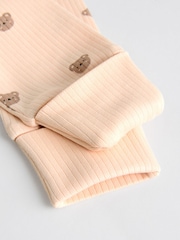 Brown Baby Two Way Zip Sleepsuits 4 Pack (0mths-2yrs) - Image 15 of 15