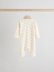 Cream Baby Popper Footless Sleepsuits 3 Pack (0mths-3yrs) - Image 13 of 13