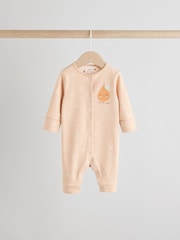 Cream Baby Popper Footless Sleepsuits 3 Pack (0mths-3yrs) - Image 3 of 13