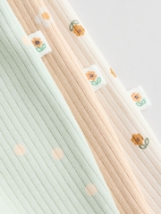 Cream Baby Popper Footless Sleepsuits 3 Pack (0mths-3yrs) - Image 9 of 13