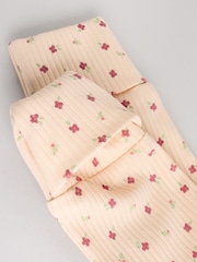 Pink Baby Two Way Zip Floral Print Sleepsuits 3 Pack (0mths-3yrs) - Image 13 of 14
