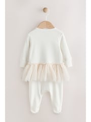 Ecru Bunny Tutu Baby Sleepsuit (0mths-2yrs) - Image 9 of 20