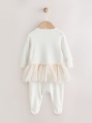 Ecru Bunny Tutu Baby Sleepsuit (0mths-2yrs) - Image 11 of 20