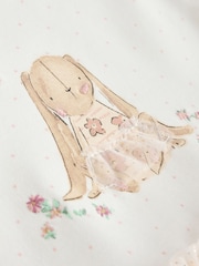Ecru Bunny Tutu Baby Sleepsuit (0mths-2yrs) - Image 15 of 20