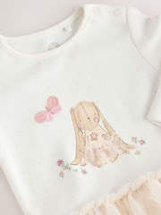 Ecru Bunny Tutu Baby Sleepsuit (0mths-2yrs) - Image 16 of 20