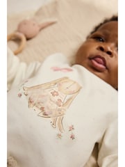 Ecru Bunny Tutu Baby Sleepsuit (0mths-2yrs) - Image 3 of 20