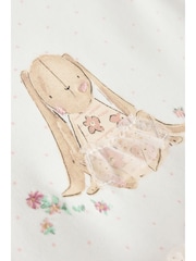Ecru Bunny Tutu Baby Sleepsuit (0mths-2yrs) - Image 7 of 20