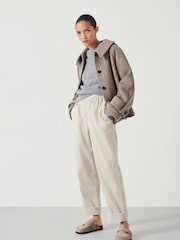 Hush Natural Lisa Corduroy 100% Cotton Joggers - Image 2 of 5