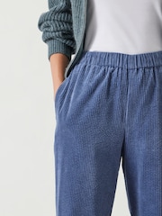 Hush Blue Lisa Cord 100% Cotton Joggers - Image 4 of 5